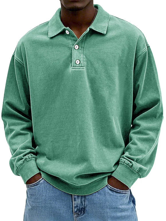 Edgar – Tijdloze Polo met Lange Mouwen