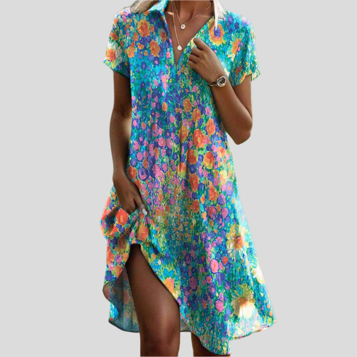 Signe™ — Boho-Chique Zomerjurk