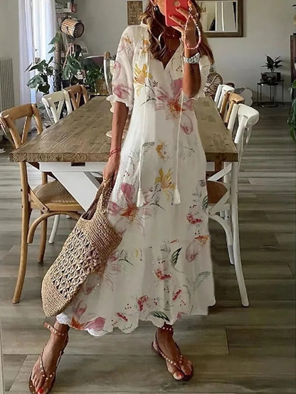 Sophia™ — Boho Vintage Zomerjurk