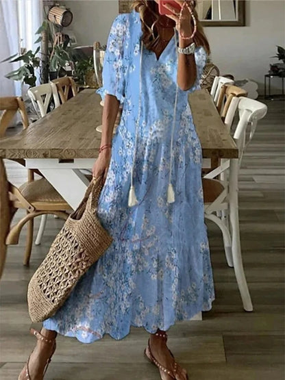 Sophia™ — Boho Vintage Zomerjurk