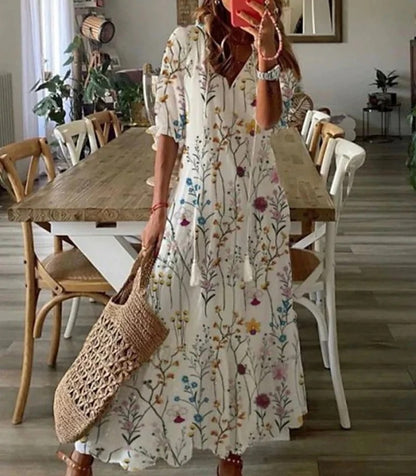 Sophia™ — Boho Vintage Zomerjurk